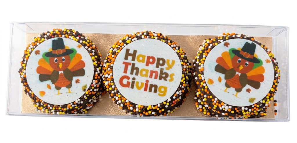 3 Piece Thanksgiving Chocolate Covered Oreo Set