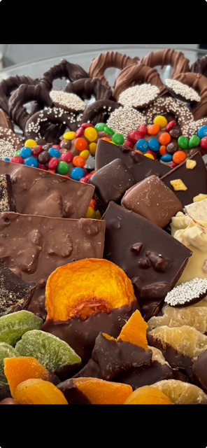 8" Handcrafted Assorted Chocolate Tray